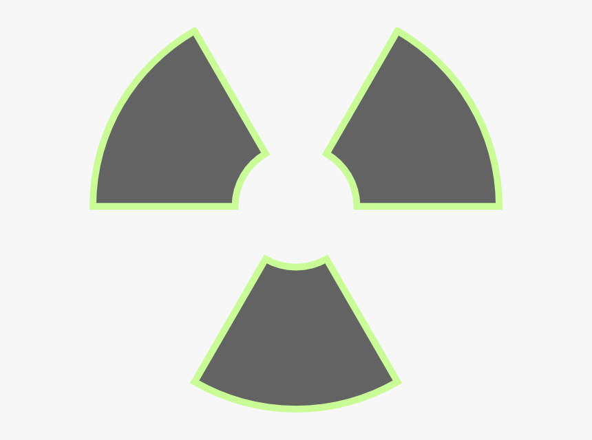 Green Radiation Symbol Transparent, HD Png Download, Free Download