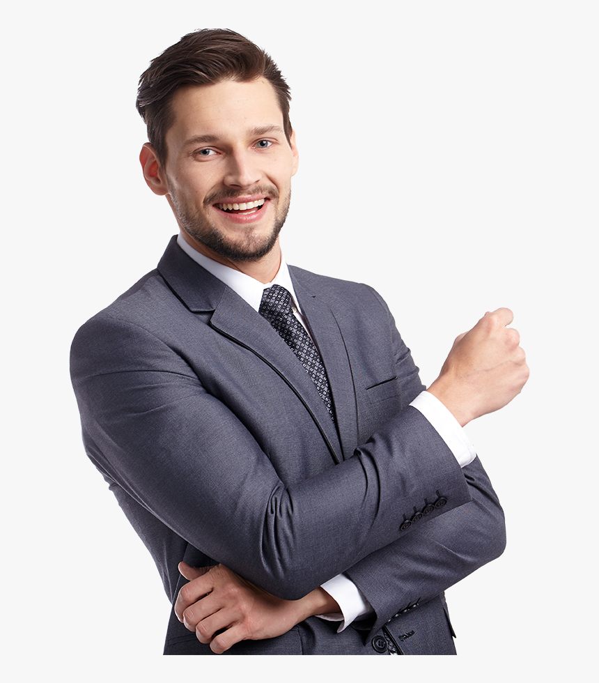 Happy Man In Suit, HD Png Download, Free Download