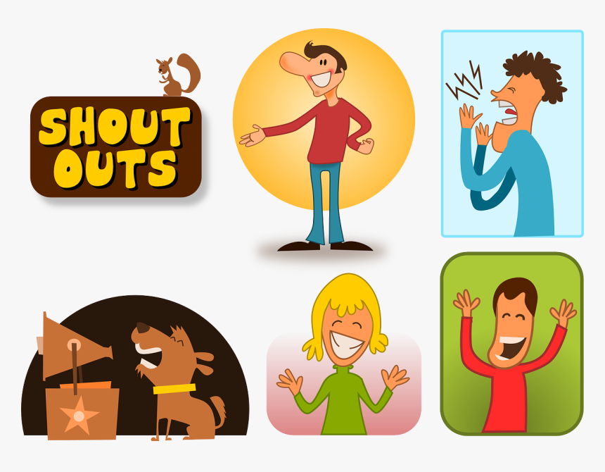 Shout Out Clip Art, HD Png Download, Free Download