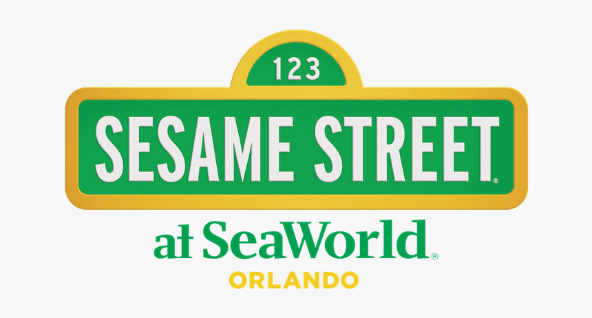 123 Sesame Street At Seaworld Orlando Logo - Sesame Street Seaworld Logo, HD Png Download, Free Download