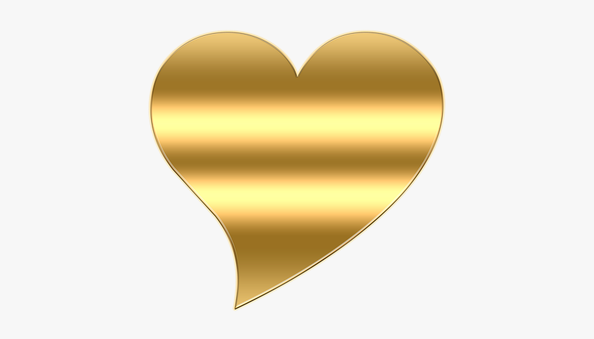 Heart, Gold, Golden, Love, Gift, Valentine - Heart, HD Png Download, Free Download