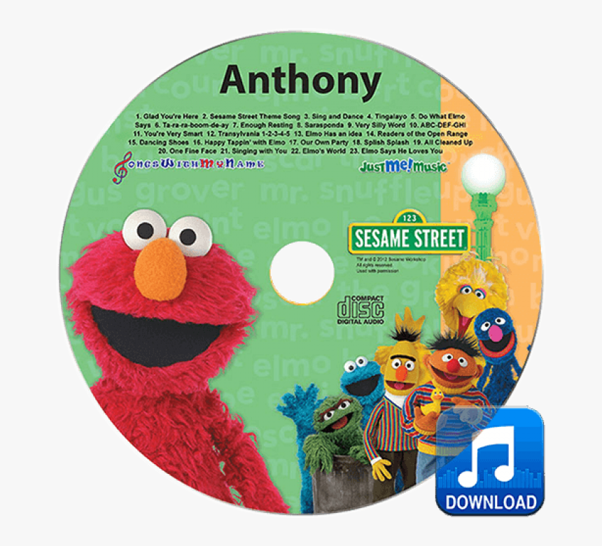 Elmo And Friends Mp3 - Elmo And Friends, HD Png Download, Free Download