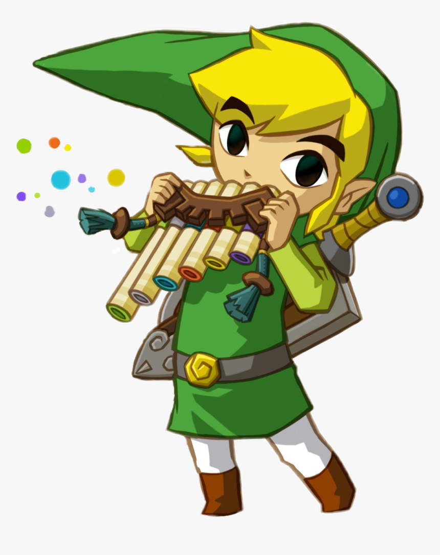 St Link Spiritflute - Link The Legend Of Zelda Spirit Tracks, HD Png Download, Free Download