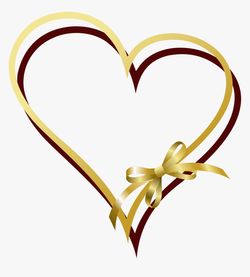 Ribbon Gold Clip Art - Love Gold Vector Png, Transparent Png, Free Download