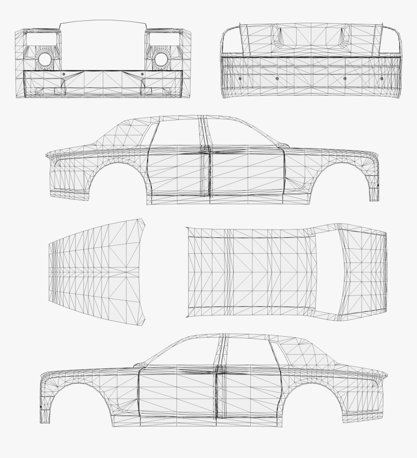 Rolls Royce Line Sketch, HD Png Download, Free Download