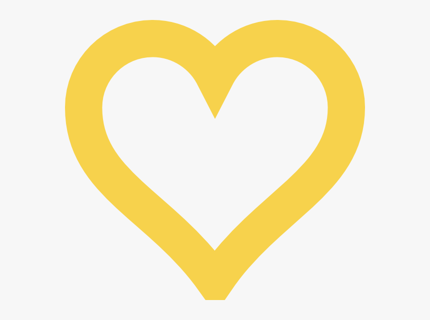 Gold Heart Clipart - Black And Yellow Heart, HD Png Download, Free Download