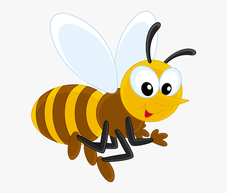 Transparent Honey Bee Png - Honey Bee Png Cartoon, Png Download, Free Download