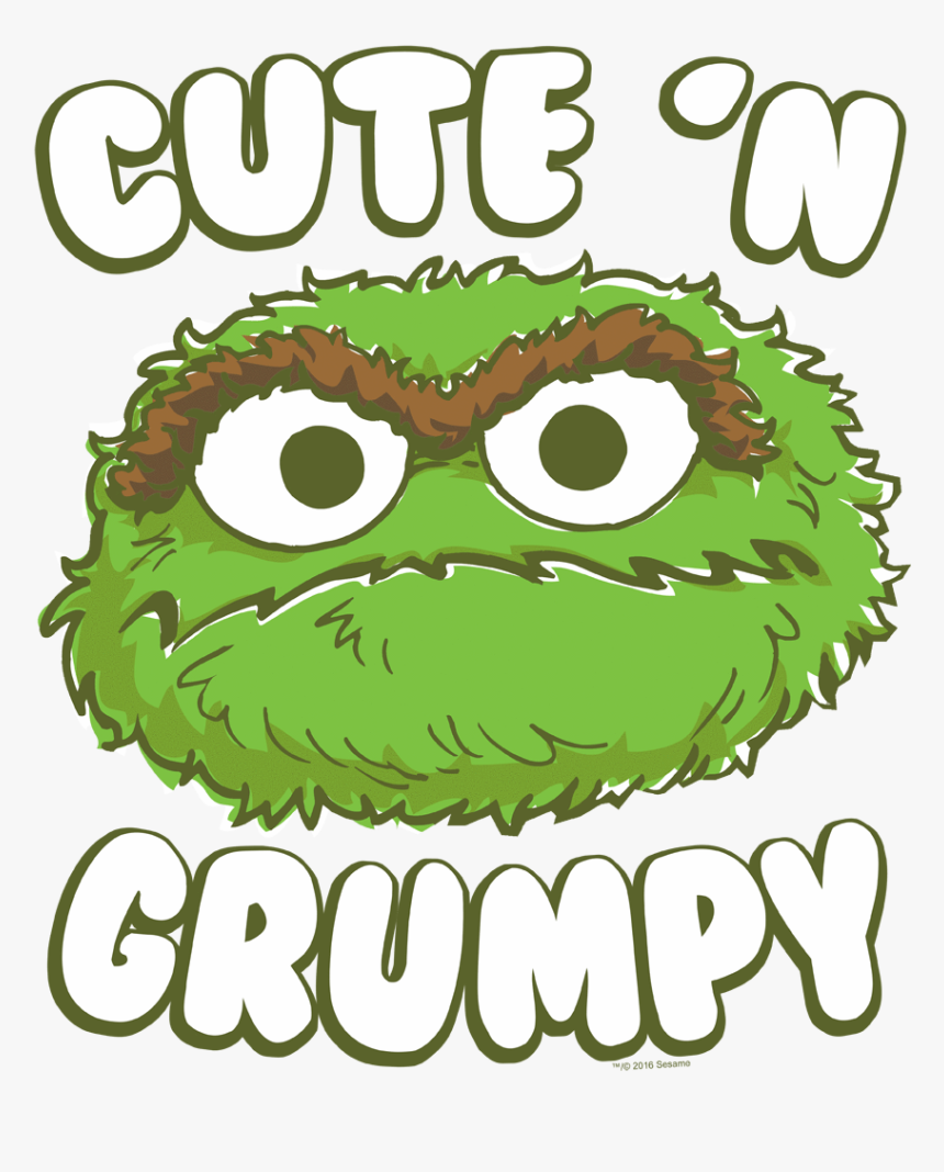 Transparent Baby Sesame Street Clipart - Oscar The Grouch T Shirts, HD Png Download, Free Download