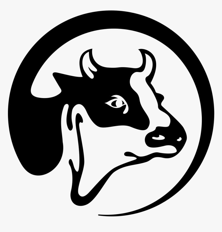Cow - Cow Head Logo Png, Transparent Png, Free Download