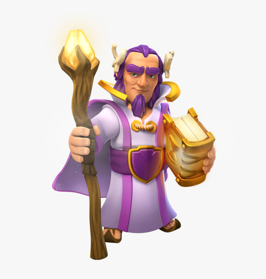 Clash Of Clans Grand Warden - Coc Grand Warden Png, Transparent Png, Free Download