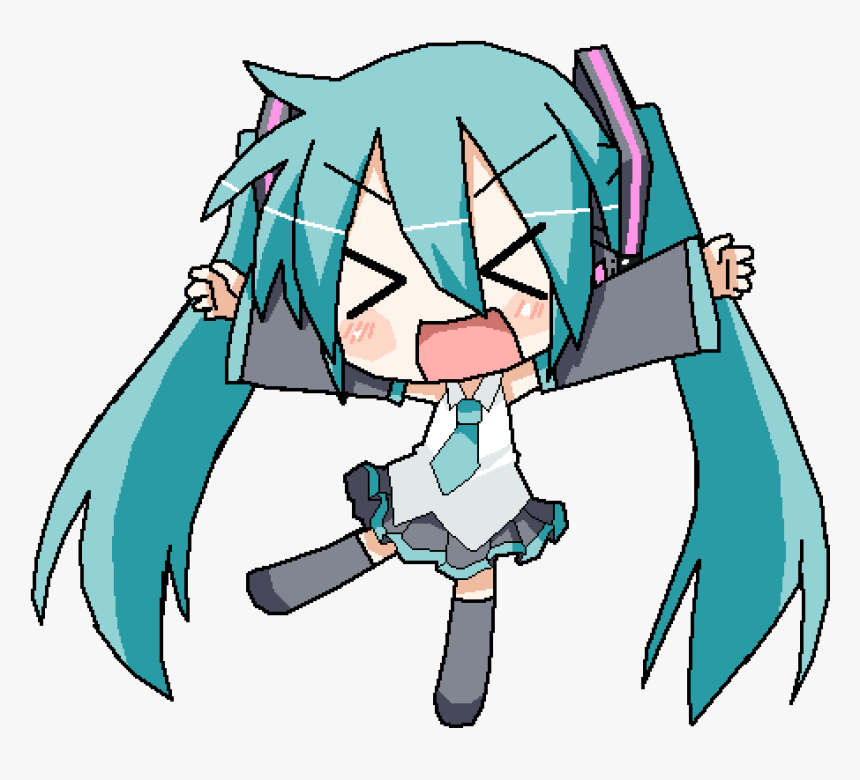 Chibi Miku Png - Hatsune Miku Chibi Transparent, Png Download, Free Download