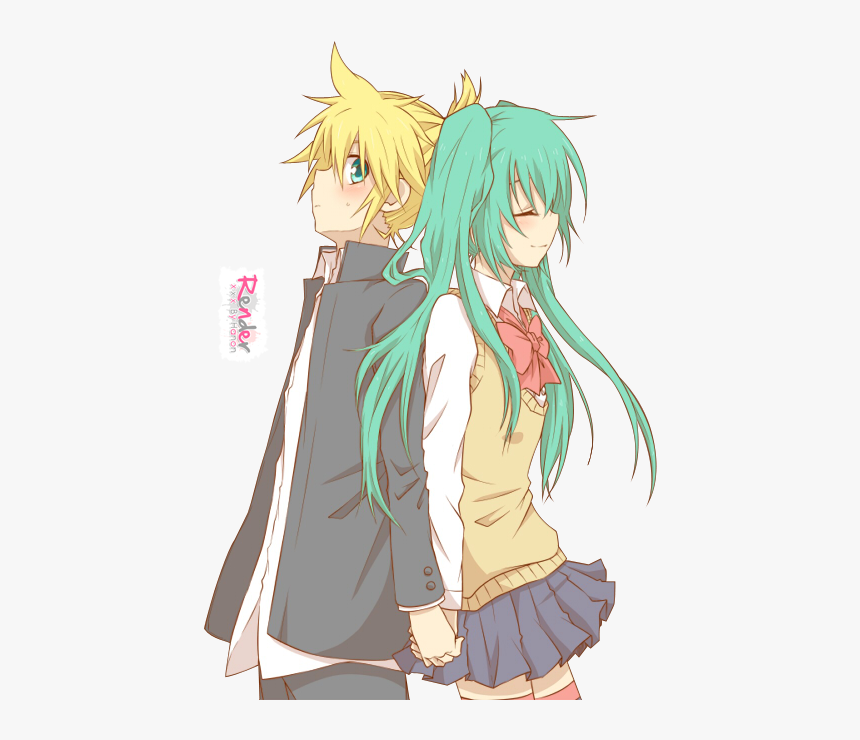 Miku X Len Cute, HD Png Download, Free Download