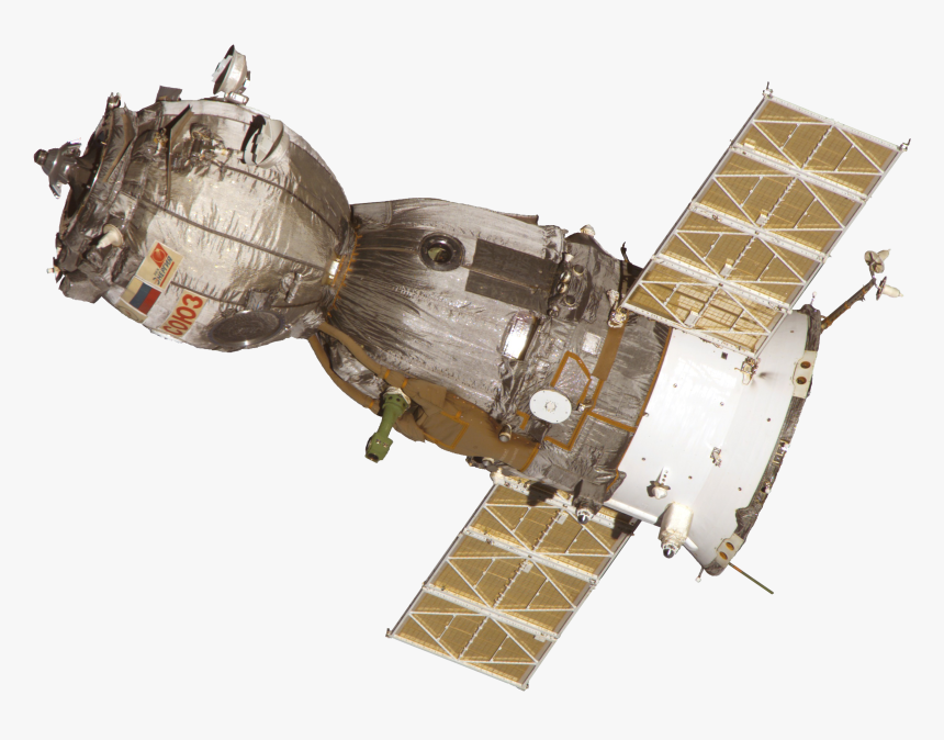 Soyuz Tma-7 White Background - Russian Soyuz In Iss, HD Png Download, Free Download