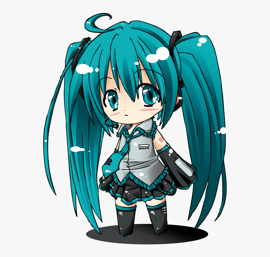 Transparent Hatsune Miku Chibi Png - Anime Characters Png Chibi, Png Download, Free Download