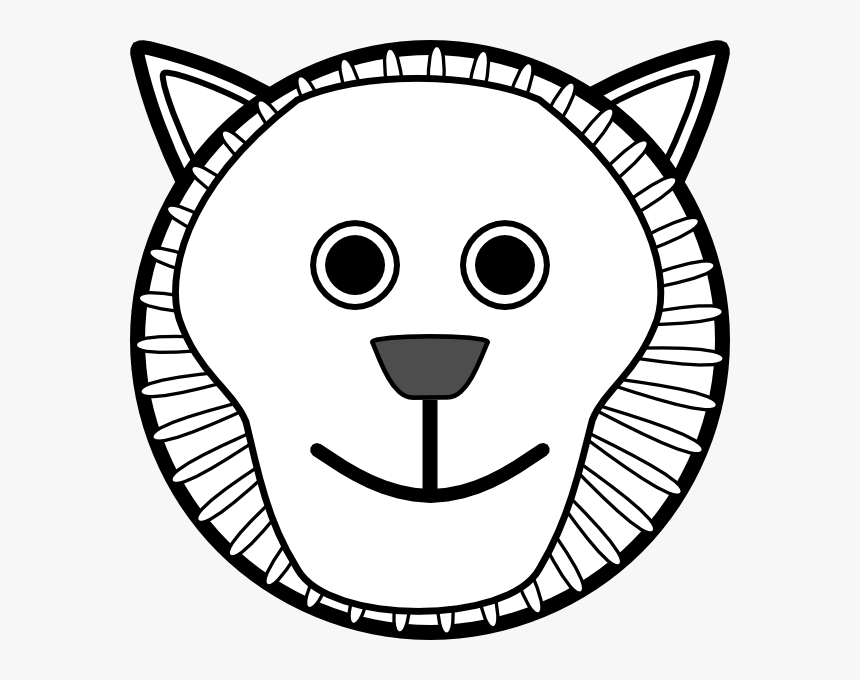 Cat Faces Clipart Black And White, HD Png Download, Free Download