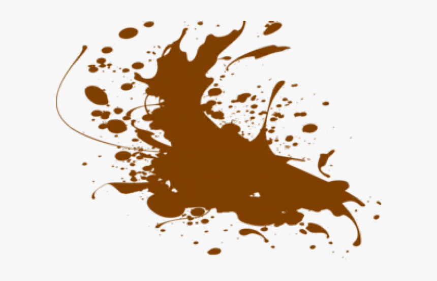 Brown Paint Splash Png, Transparent Png, Free Download