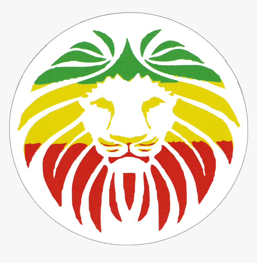 Rasta Lion Face - Lion Stencil Art, HD Png Download, Free Download