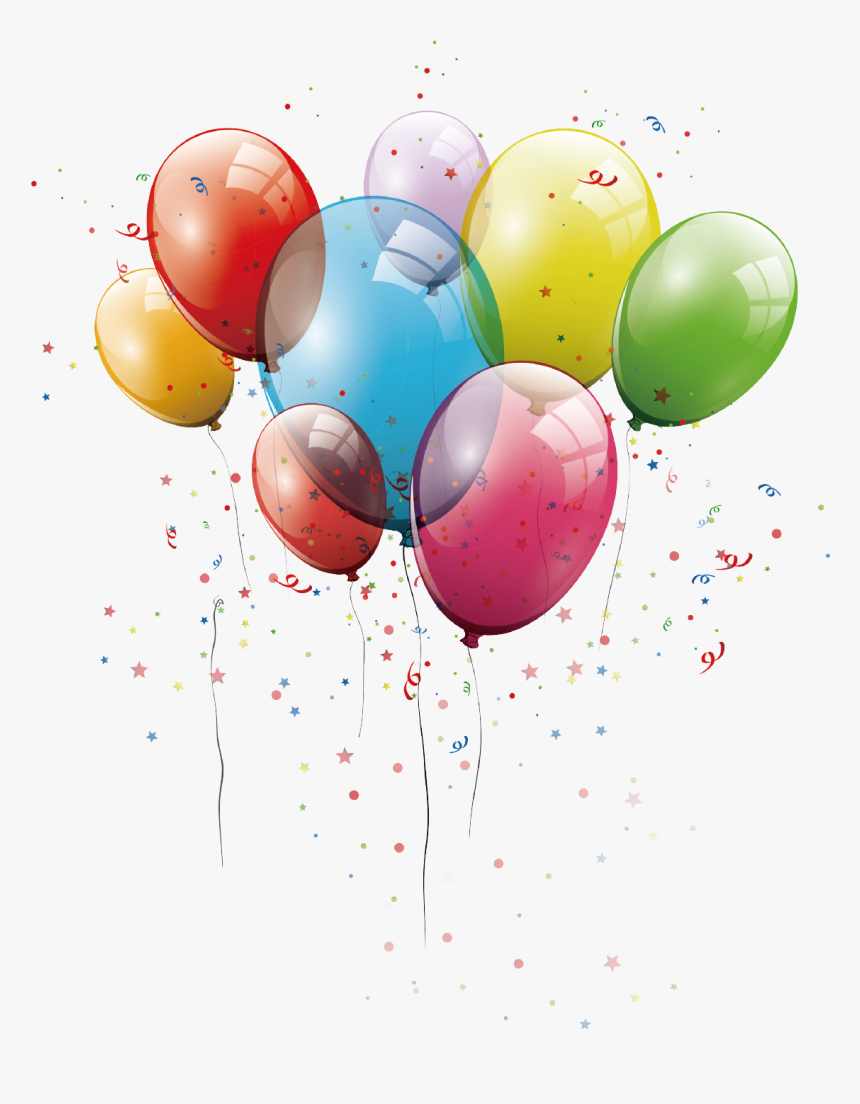 Balloons Png Vector - Birthday Balloons Vector Png, Transparent Png, Free Download