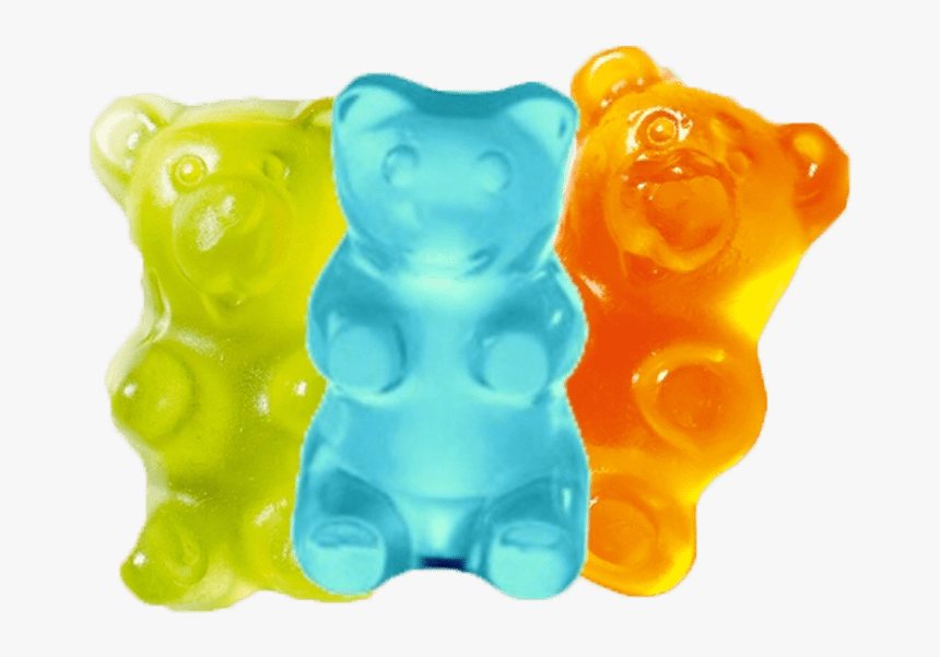 Gummy Bear Gummi Candy Cannabidiol Jelly Babies Vaporizer - Transparent Background Gummy Bear Png, Png Download, Free Download