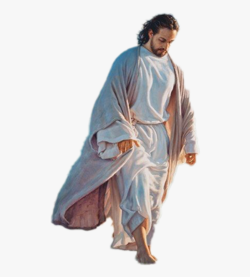 Jesus Png Walking - Jesus Caminando En El Mar, Transparent Png, Free Download