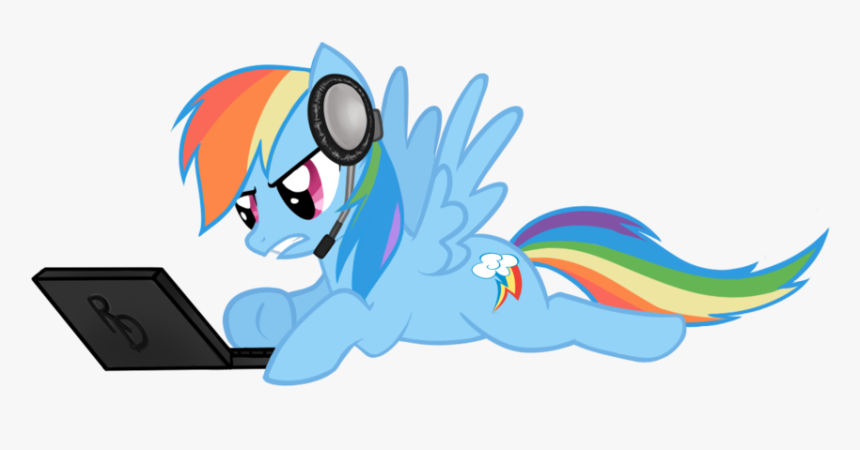 Rainbow Dash Sunglasses Wallpaper Download - Rainbow Dash Gaming, HD Png Download, Free Download