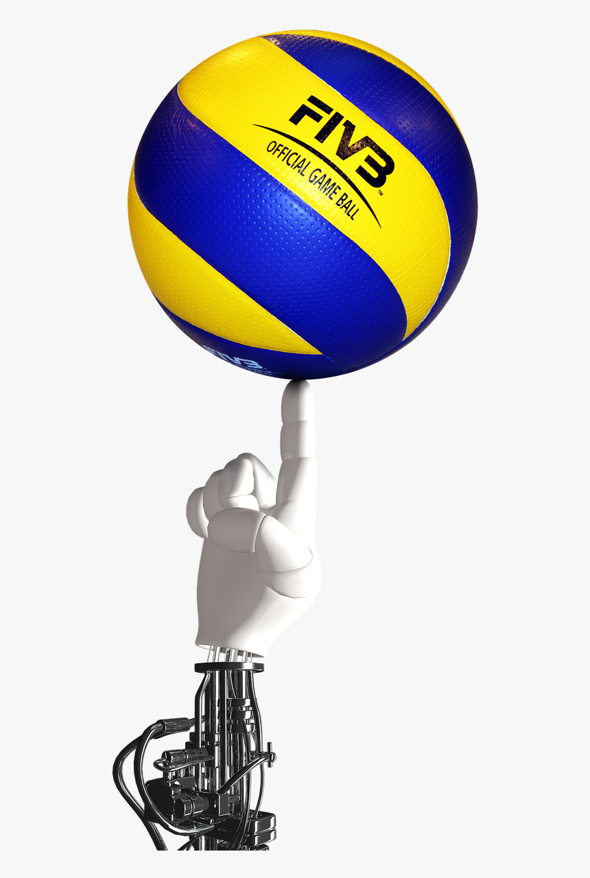 Volleyball Ball Robot Hand Free Picture - Fivb, HD Png Download, Free Download