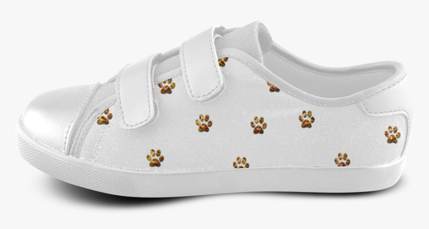 Tiger Paw Velcro Canvas Kid"s Shoes - Skate Shoe, HD Png Download, Free Download