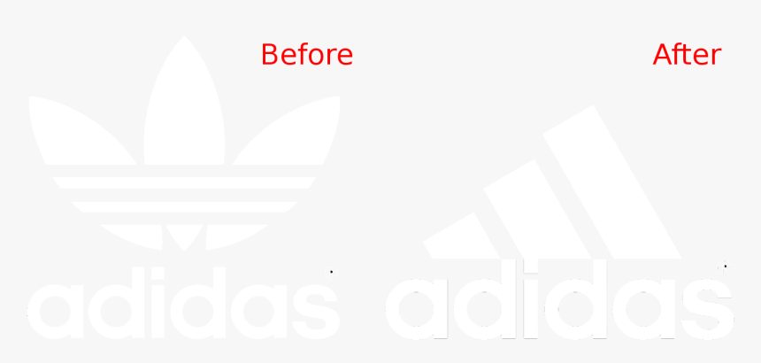 Adidas Logo Png - White Adidas Logo On Black, Transparent Png, Free Download