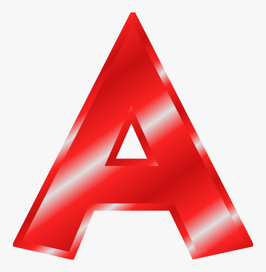 Letter A Clipart - Big Letter A Red, HD Png Download, Free Download