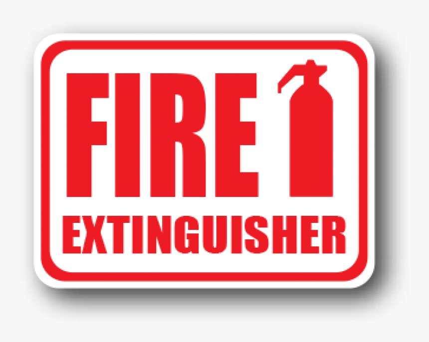 Durastripe Fire Extinguisher Rectangular Floor Safety - Graphic Design, HD Png Download, Free Download