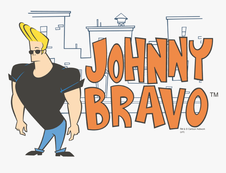 Johnny Bravo Johnny Logo Juniors T-shirt - Johnny Bravo Logo, HD Png Download, Free Download