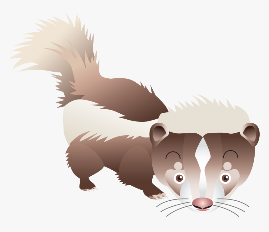 Skunk Png - Striped Skunk, Transparent Png, Free Download