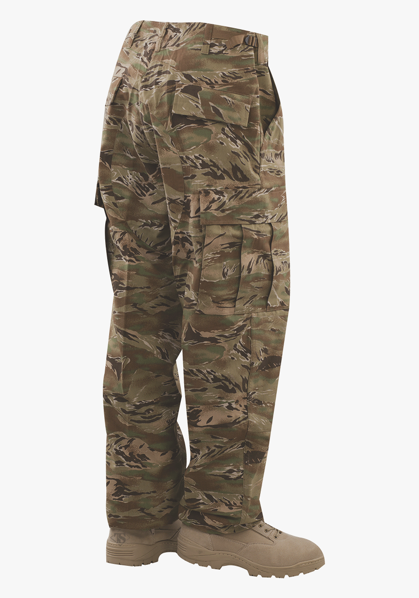 Bdu Pants All Terrain Tiger Stripe Truspec - Military Uniform, HD Png Download, Free Download