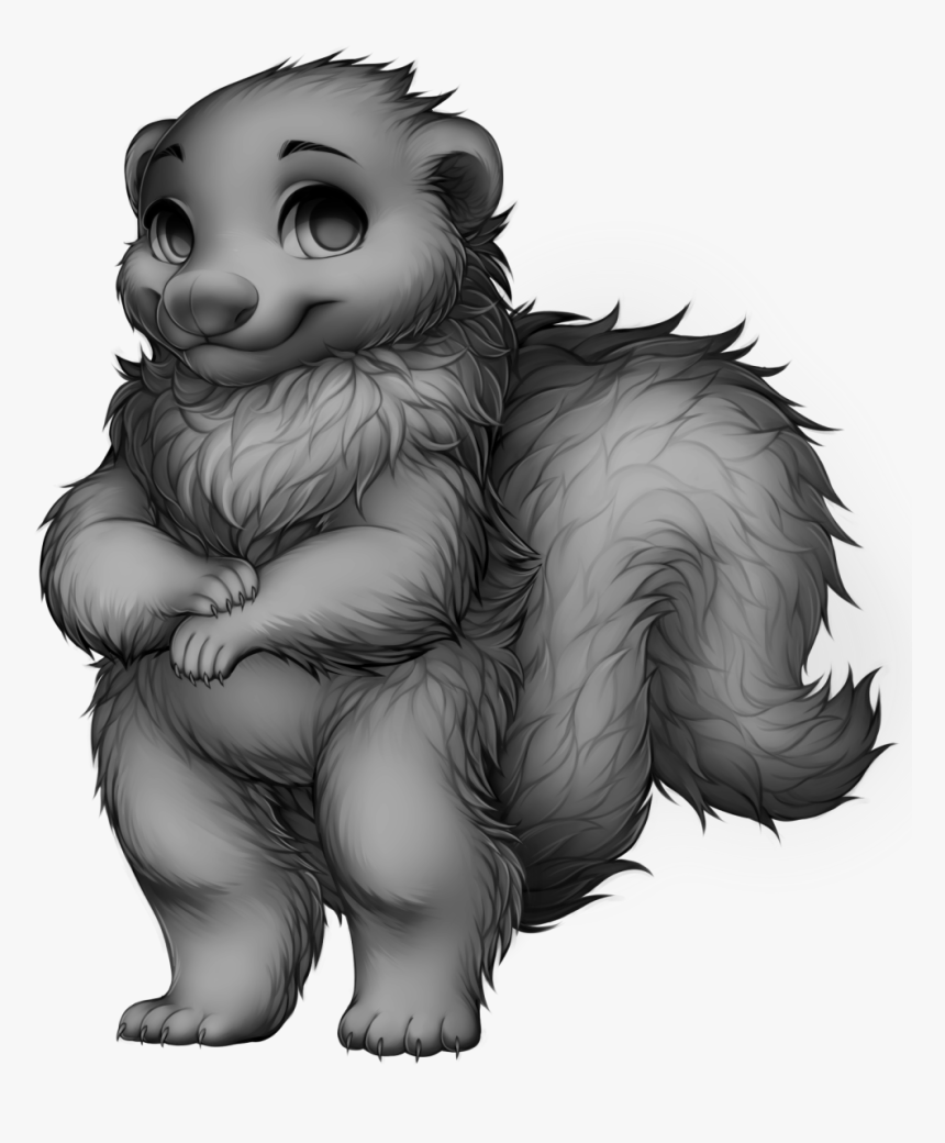 Skunk Png Image File - Furvilla Skunk Base, Transparent Png, Free Download