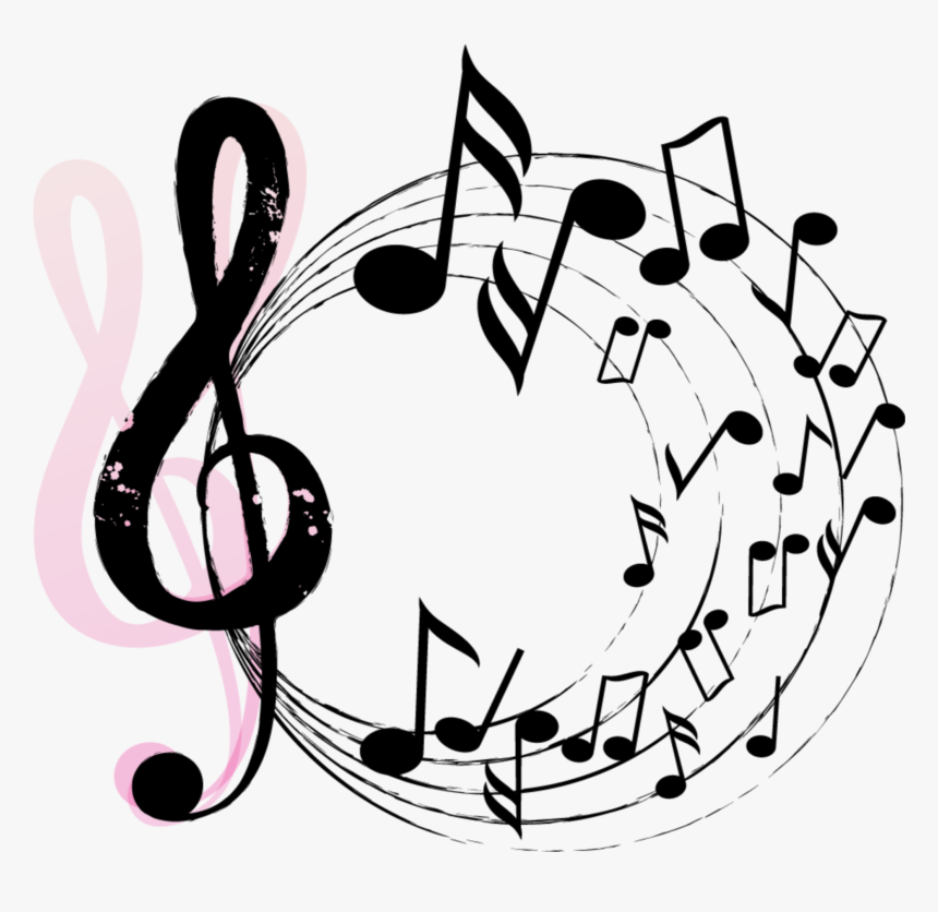 Drawn Music Notes Transparent Background - Music Instruments Background Png, Png Download, Free Download