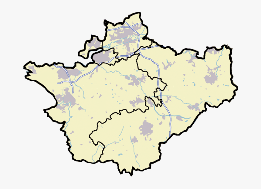 Cheshire Outline Map - Map Of Cheshire, HD Png Download, Free Download
