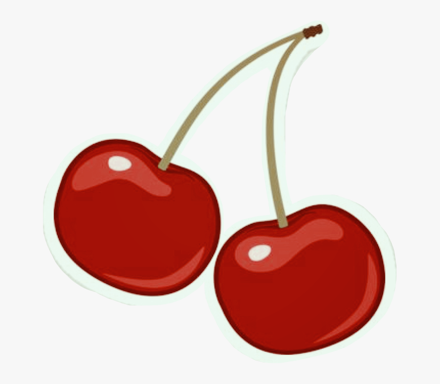 #cherry #cherries #red #emoji #retro 
 #freetoedit - Cherries Stickers, HD Png Download, Free Download