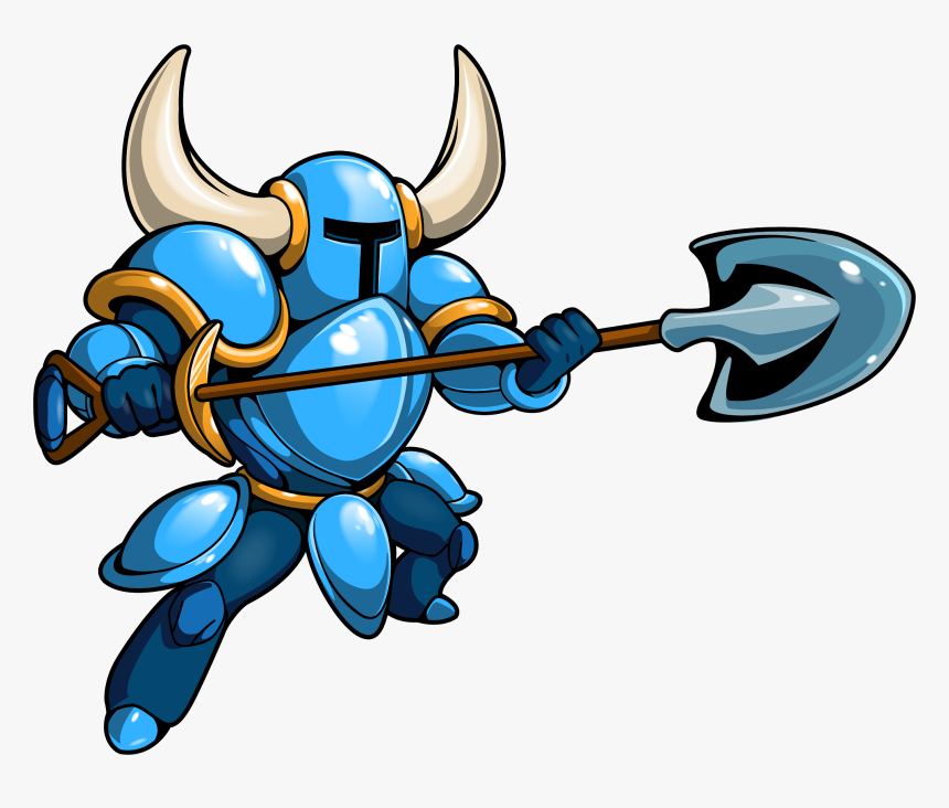 Knight Character Movement Png - Shovel Knight Blue, Transparent Png, Free Download