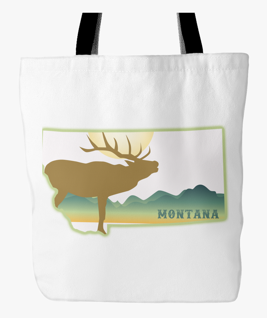 Montana Mountain Elk Tote Bag - Tote Bag, HD Png Download, Free Download