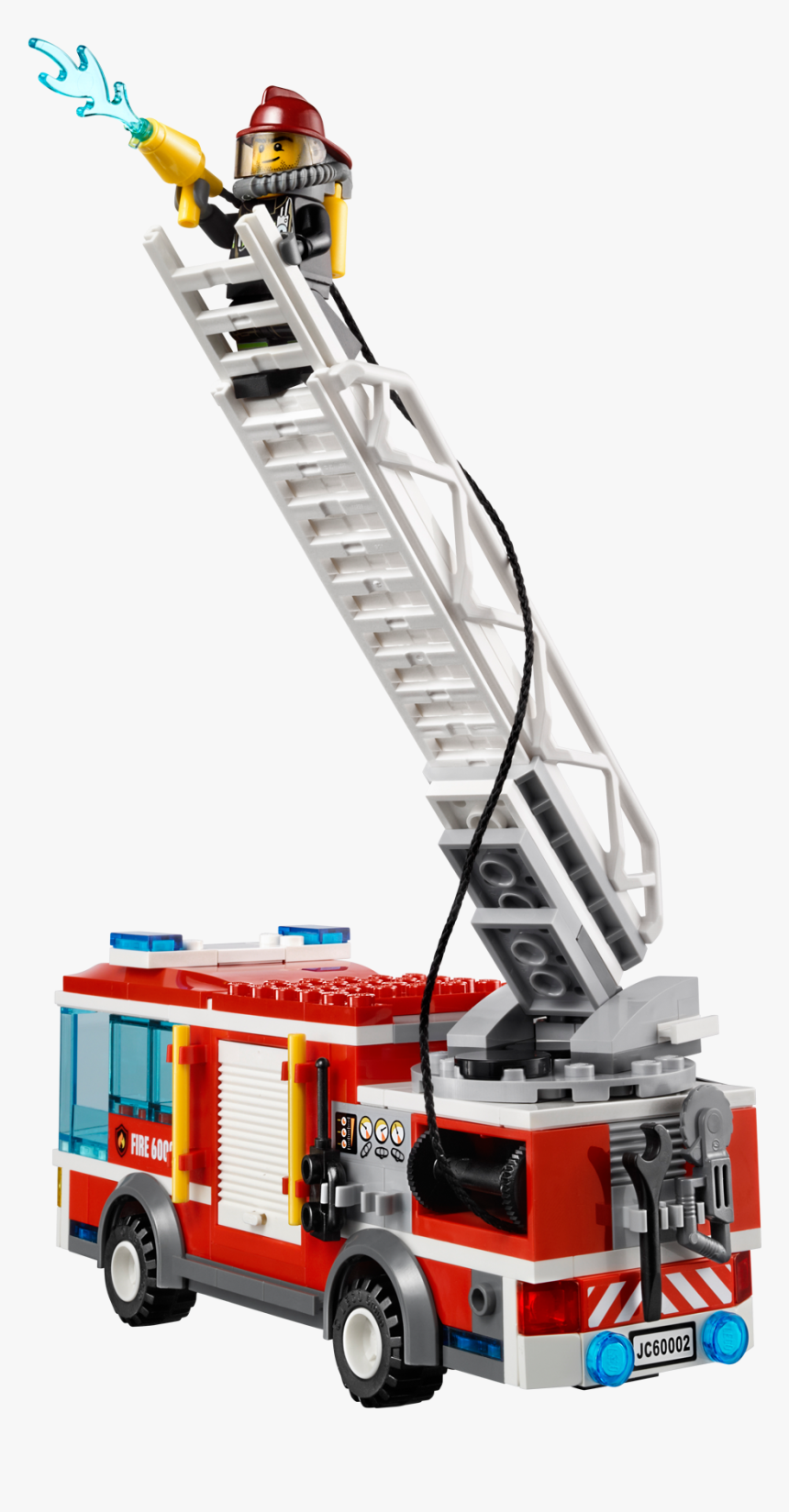 Lego® City Fire Truck - Fire Truck Ladder Extended Lego, HD Png Download, Free Download