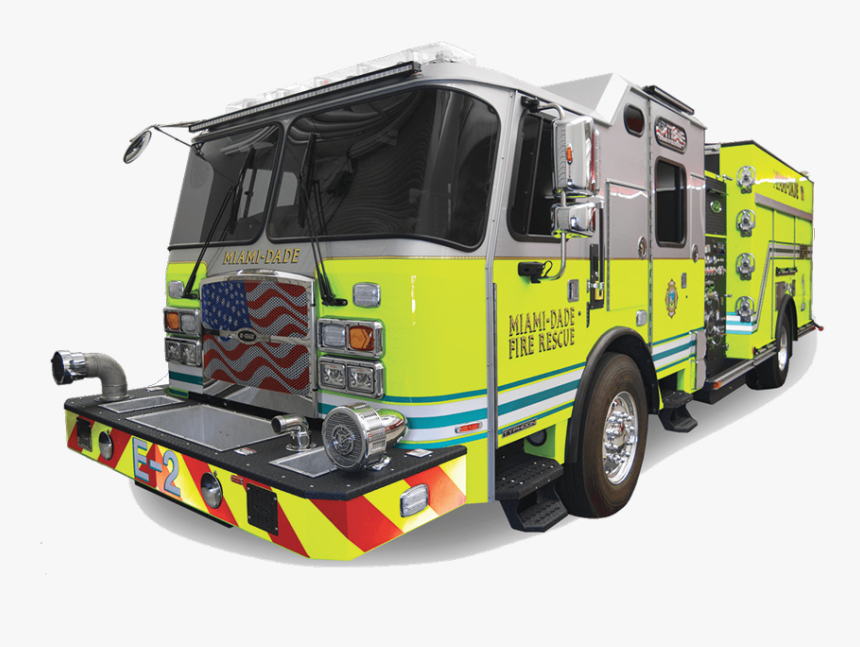 Miami Dade Fire Rescue E One, HD Png Download, Free Download