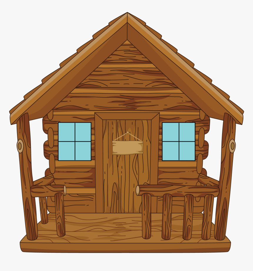 Cabin Clipart Lodging - Camp Cabin Clipart, HD Png Download, Free Download
