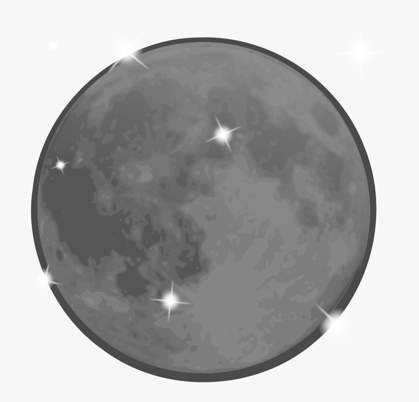 Weather Icon - New Moon - Circle, HD Png Download, Free Download