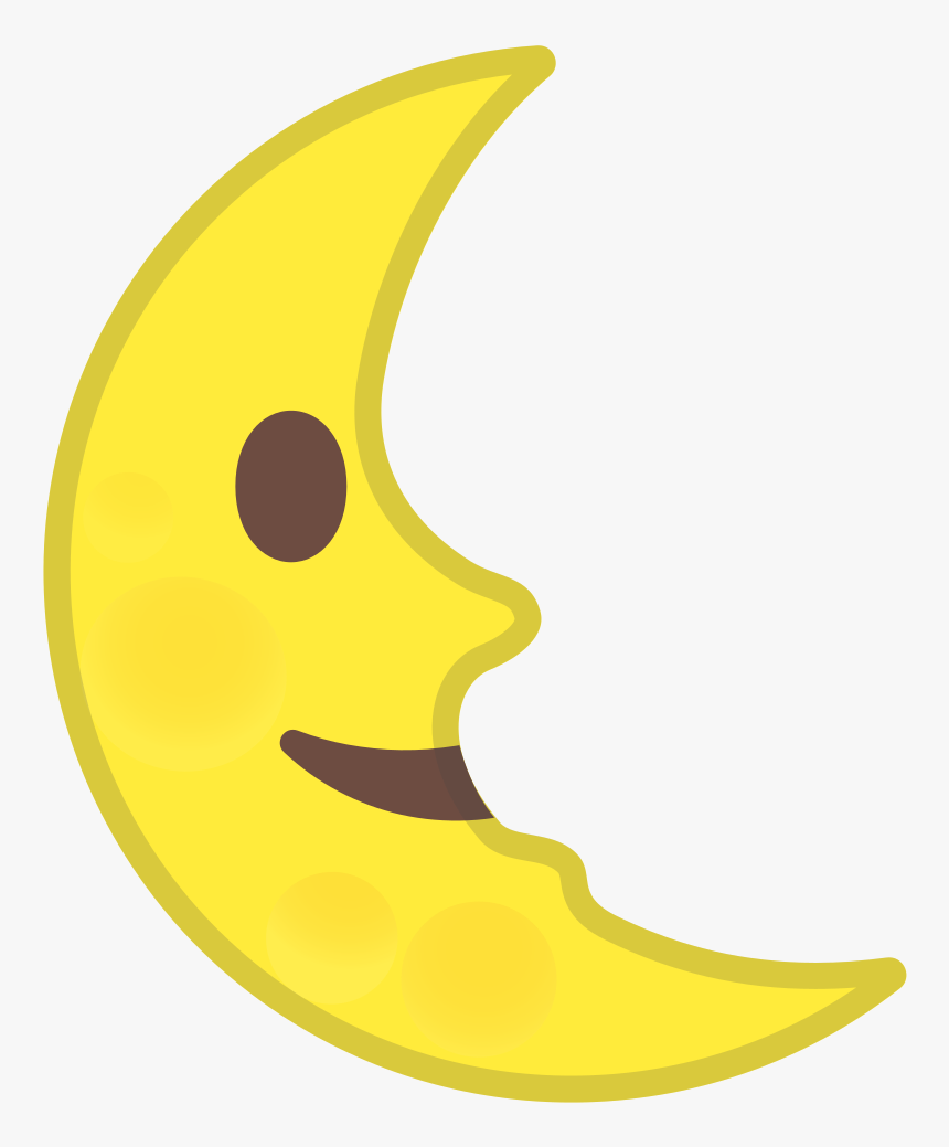 Last Quarter Moon Face Icon - Cara De Luna Menguante, HD Png Download, Free Download