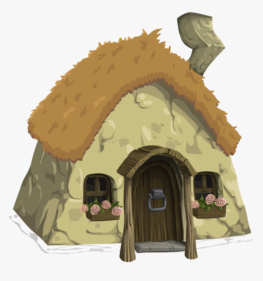 From Glitch Big Image - Thatched Roof Cottage Clip Art, HD Png Download, Free Download