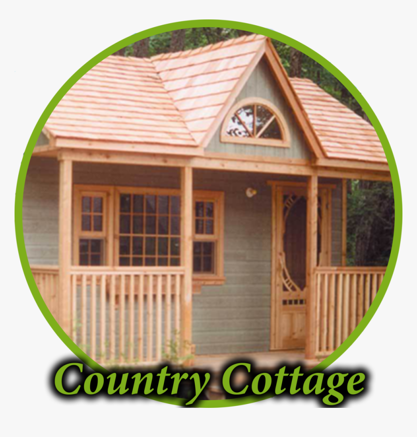 Country Cottage Circle - Sheds Like Houses, HD Png Download, Free Download