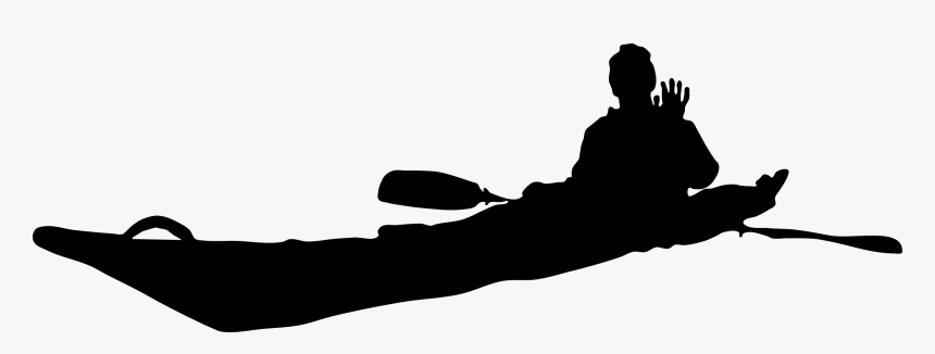 Clipart - Sea Kayak Silhouette, HD Png Download, Free Download