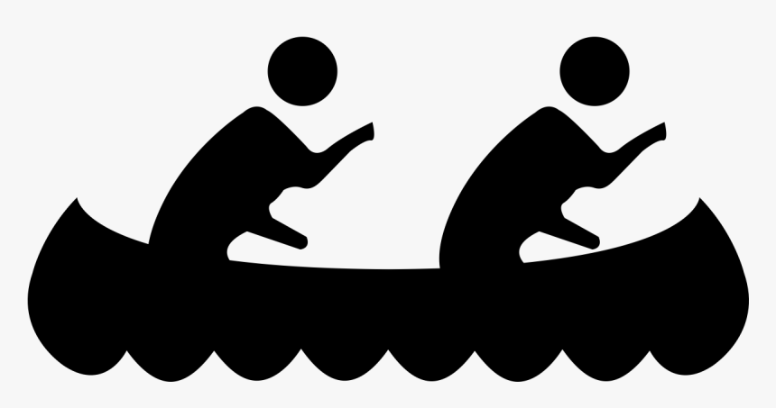 Canoeing And Kayaking Canoeing And Kayaking Clip Art - 運動 項目, HD Png Download, Free Download