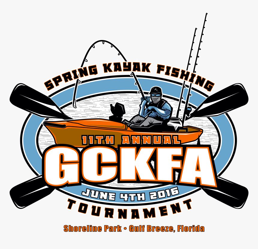 Kayak Fishing Logo, HD Png Download, Free Download