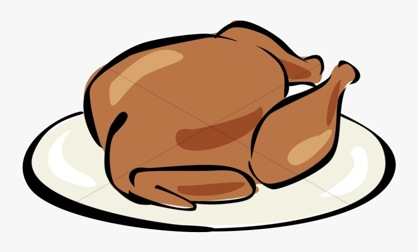 Turkey Cooked Clipart Thanksgiving Transparent Png - Free Clipart Cooked Turkey, Png Download, Free Download